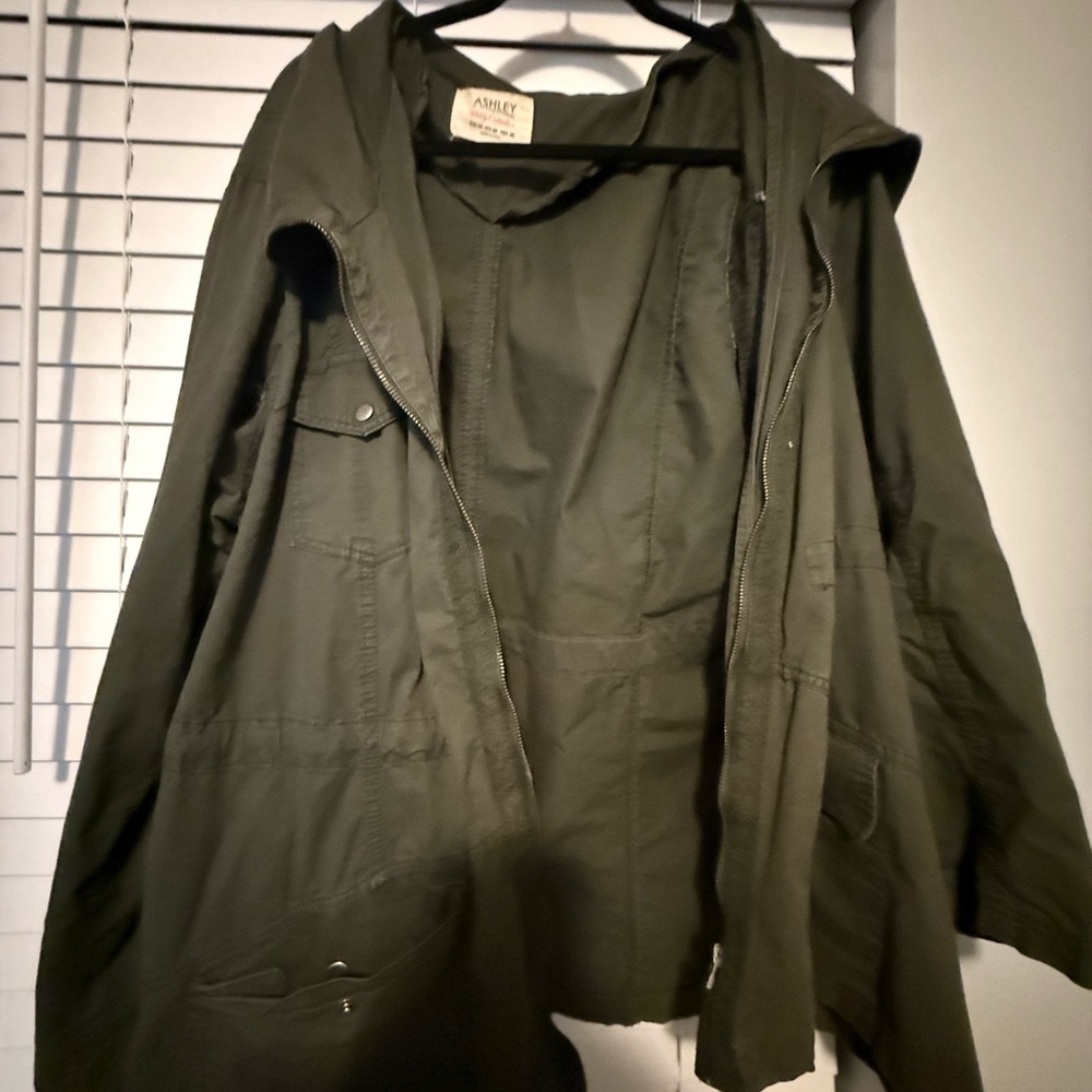 Ashley By 26 International Olive Utility Jacket